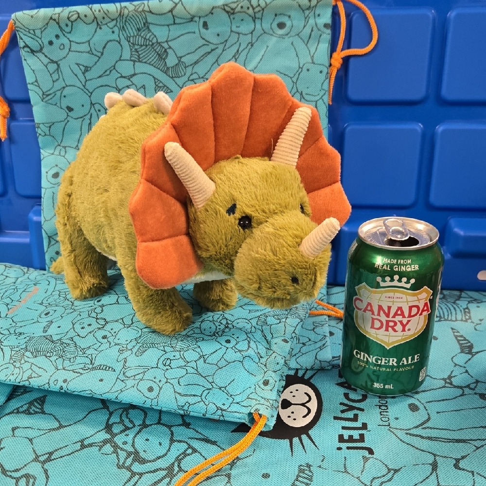 RETIRED NWT Jellycat Archie Dinosaur